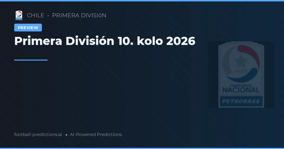 Primera División 10. kolo 2026