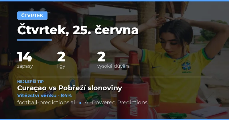 Čtvrteční fotbalový program: Dvě soutěže, 14 příležitostí