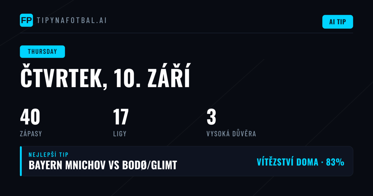Hlavní lákadla čtvrtečního programu