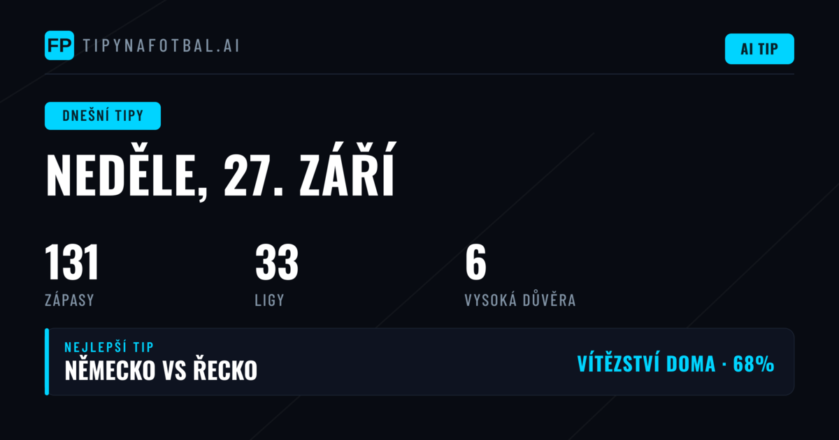 UEFA Nations League jako tahoun nedělního programu
