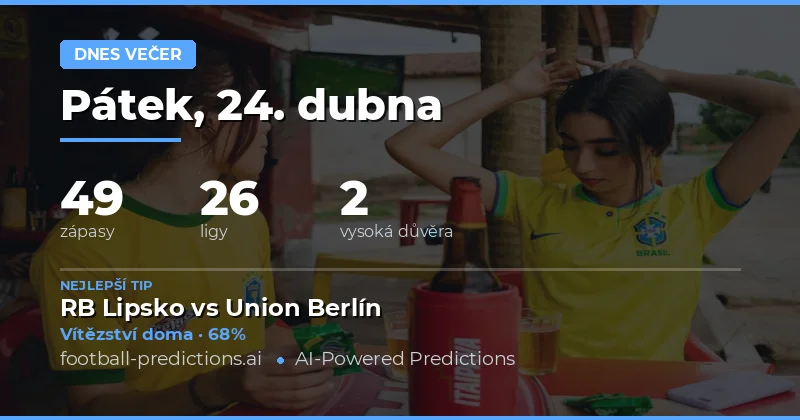 Přehled dnešního programu a klíčové statistiky