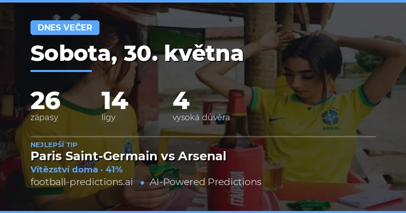 Předpověď fotbalových zápasů na dnešek