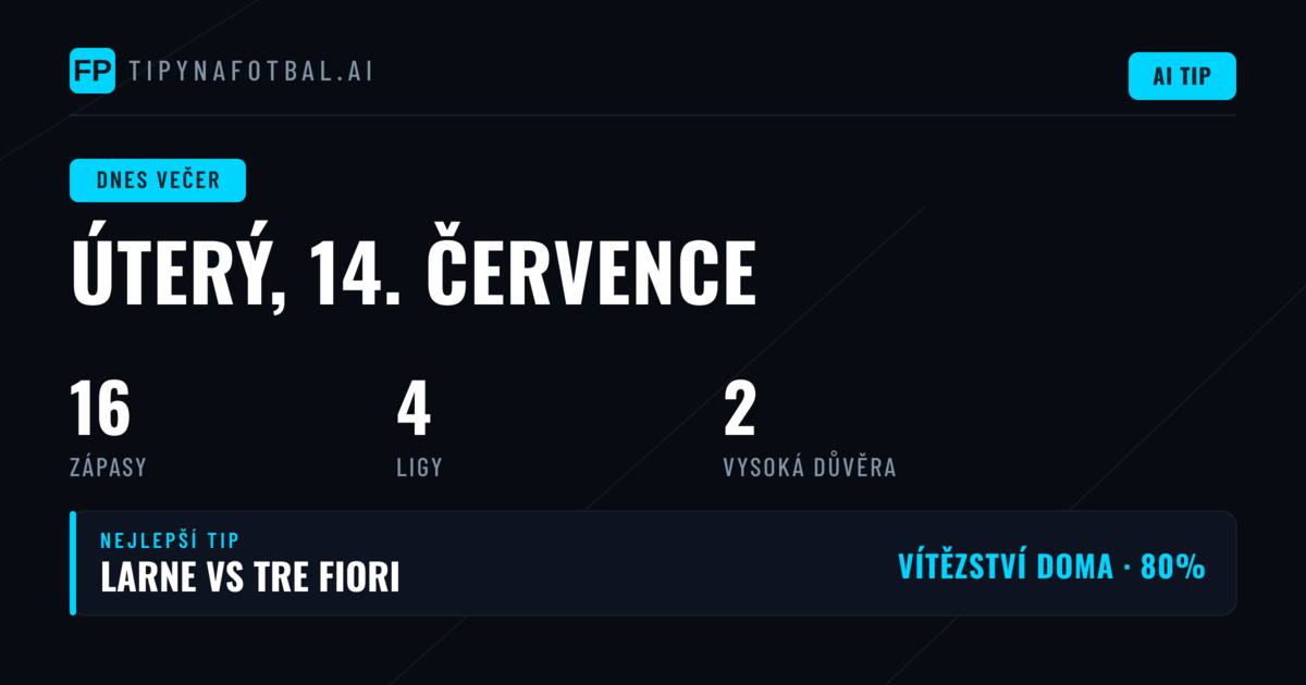 Analýza úterního programu