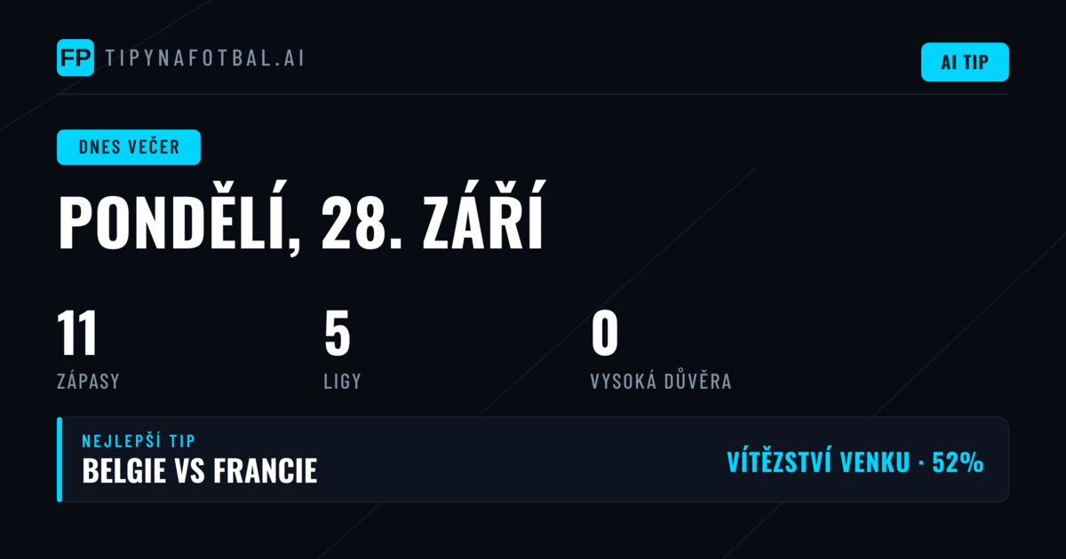pondělní program: když ligový kolotoč jede naplno