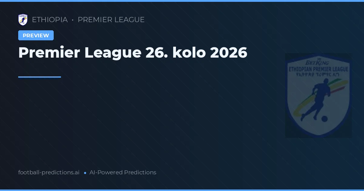 Premier League 26. kolo 2026