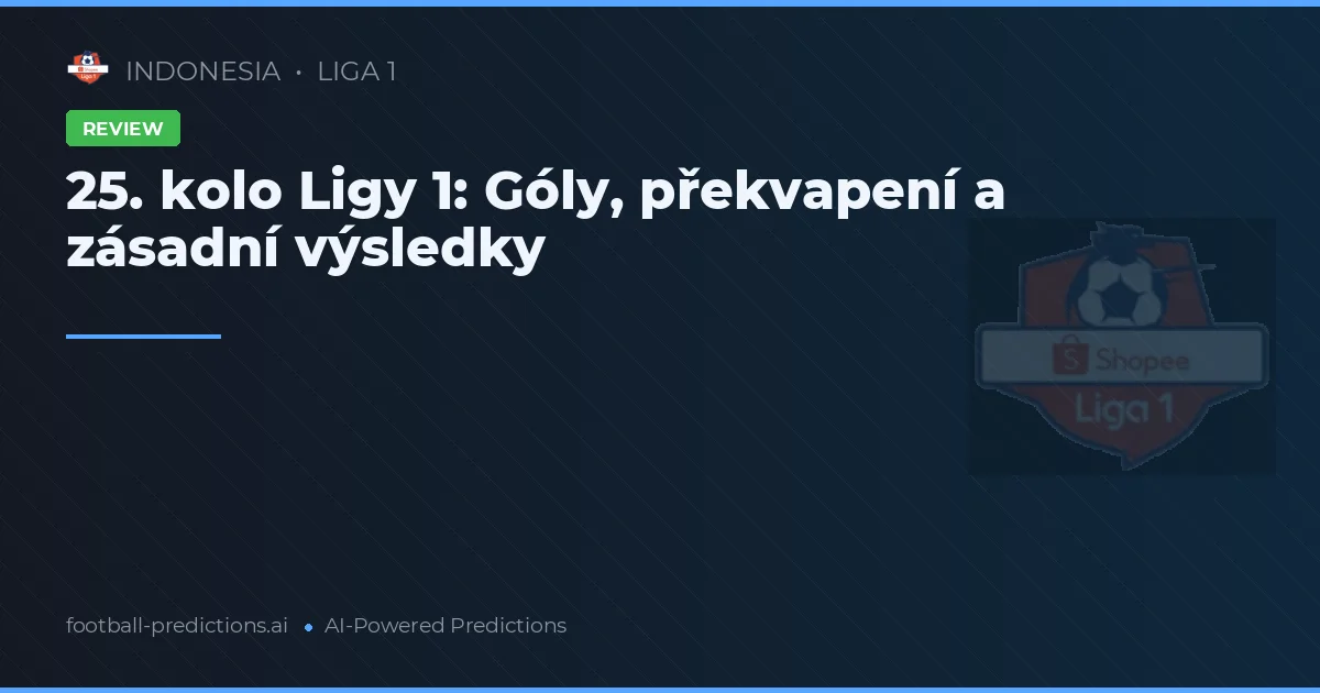 25. kolo Ligy 1: Góly, překvapení a zásadní výsledky