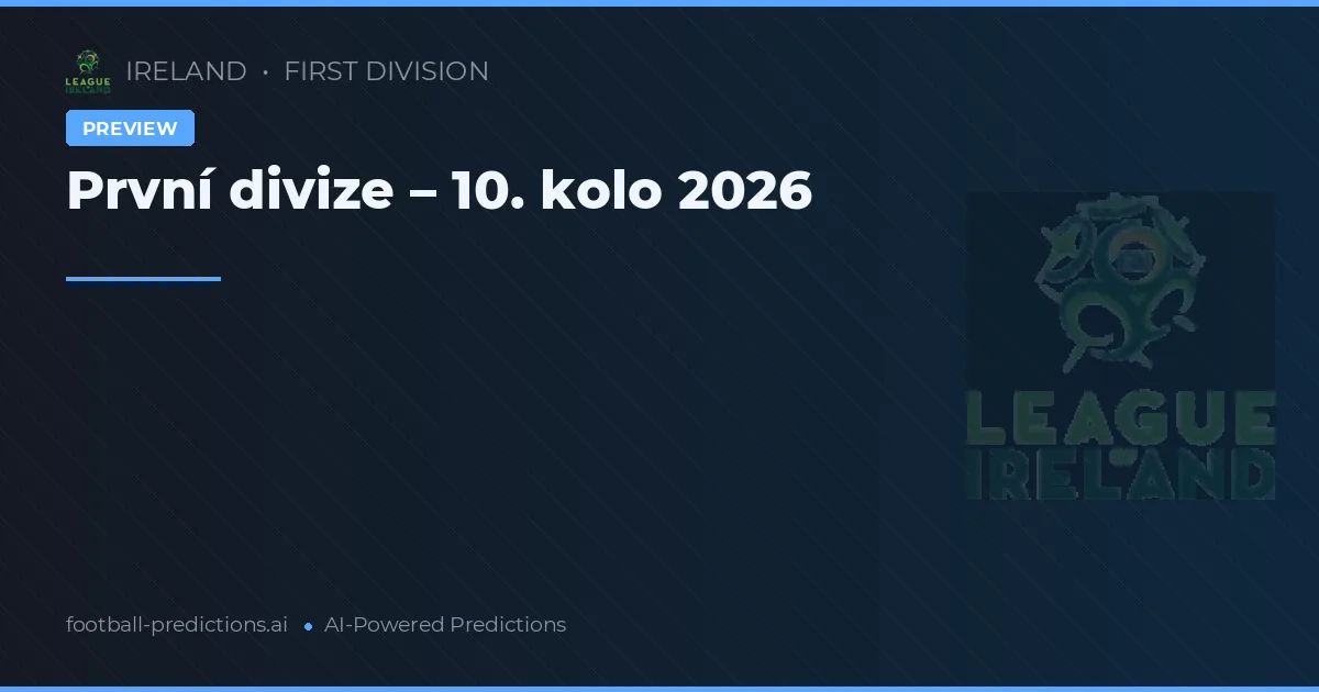 První divize – 10. kolo 2026