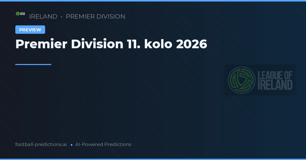 Premier Division 11. kolo 2026