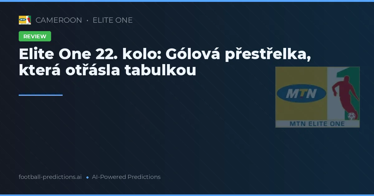Elite One 22. kolo: Gólová přestřelka, která otřásla tabulkou