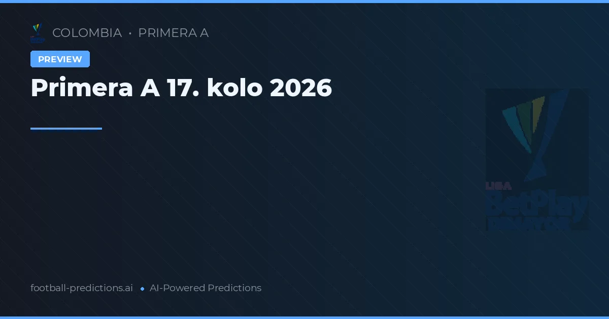 Primera A 17. kolo 2026