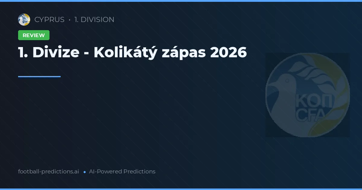 1. Divize - Kolikátý zápas 2026