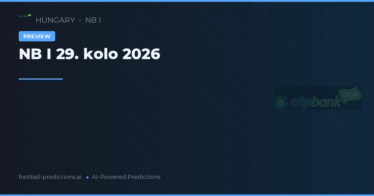 NB I 29. kolo 2026