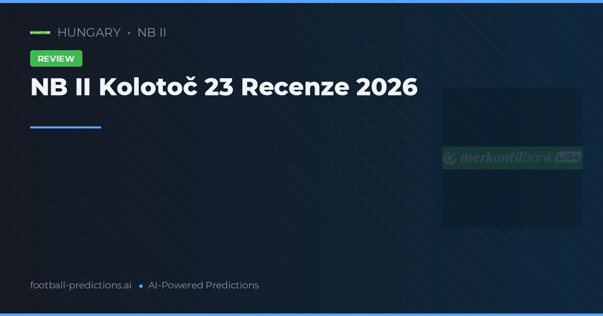 NB II Kolotoč 23 Recenze 2026