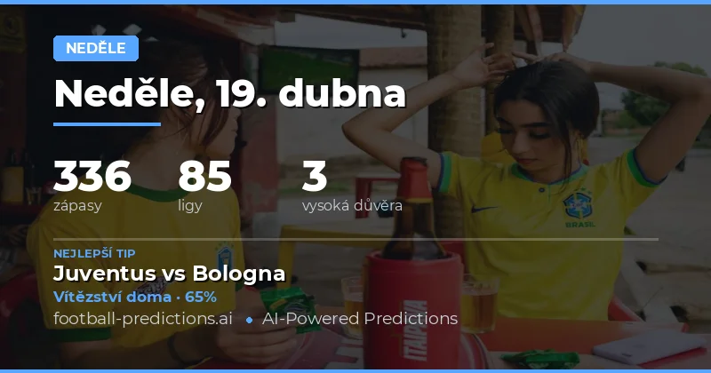 Víkendní přehled: Vysoké pravděpodobnosti a klíčové statistiky