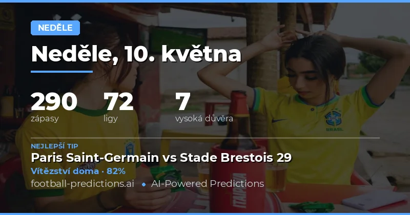 Přehled nedělních střetnutí 10. května 2026