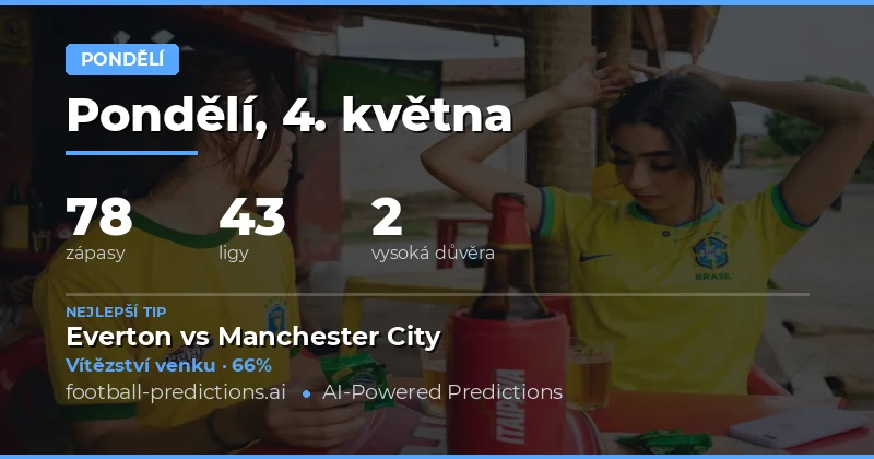 Pondělní přehled sázkových trhů a klíčové statistiky