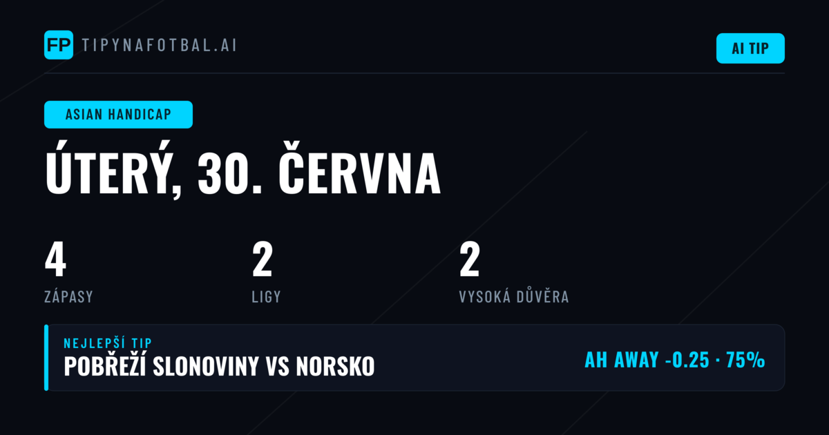 Top AH Tipy (30. června 2026)