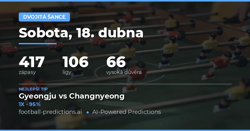 Přehled nejzajímavějších zápasů v rámci Double Chance