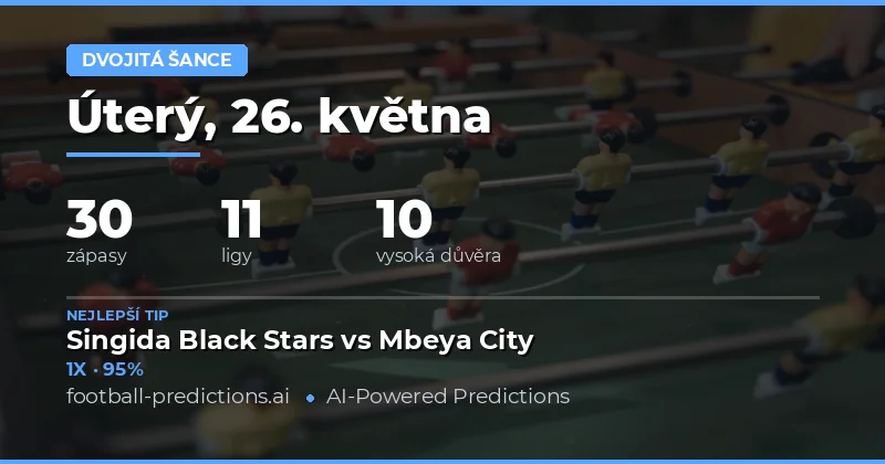 Návod k úspěchu s tipy Double Chance