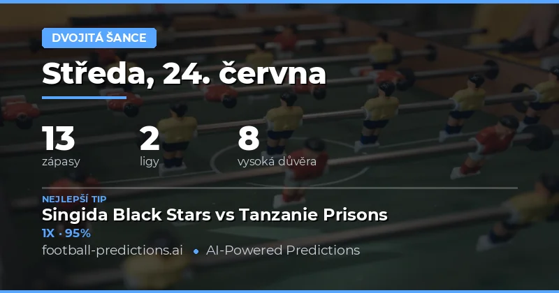 Top tipy DC na 24. června 2026