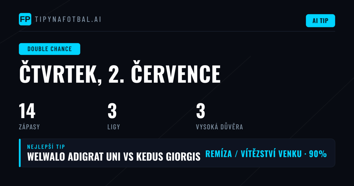 Dvojité šance jako strategie pro obezřetné sázkaře