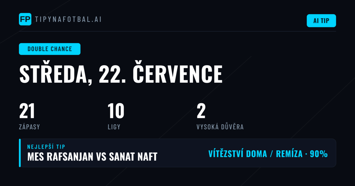 Top DC tipy na dnešek