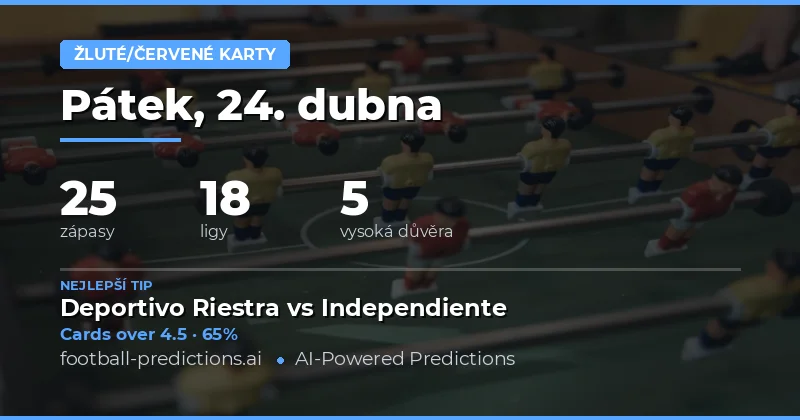 Přehled nejvýznamnějších zápasů na 24. Apr 2026