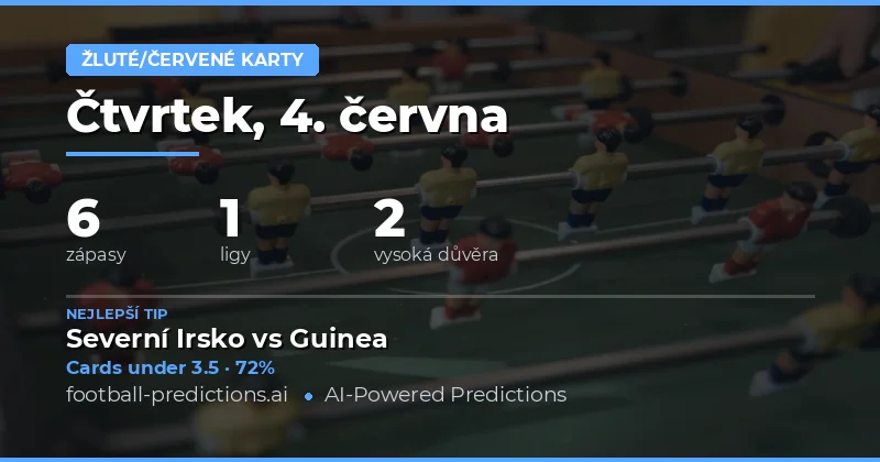 Úvod do tipů na žluté karty