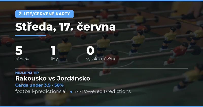 Analýza O/U žluté karty