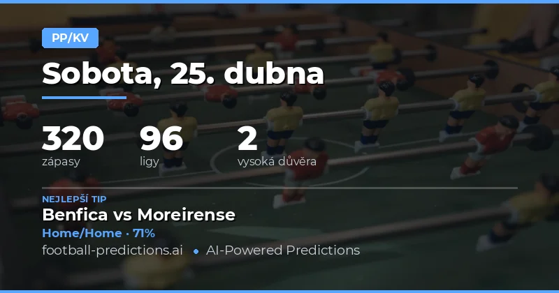 Expert Half Time / Full Time Predictions for 25 Apr 2026