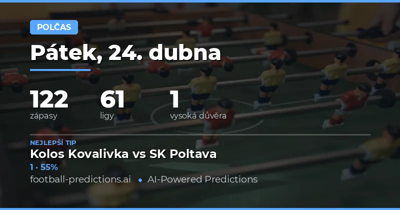 Strategie pro úspěšné sázení na polčasové výsledky 24. dubna 2026