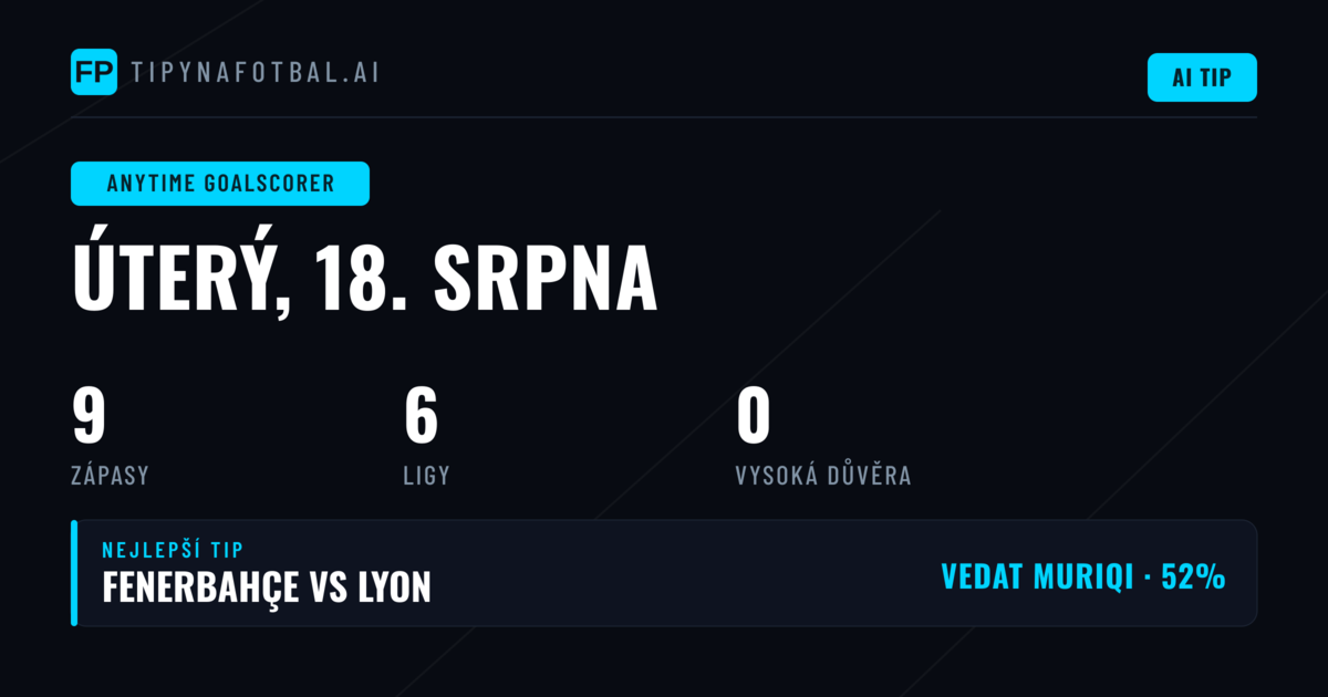 Úvod do analýzy střelců