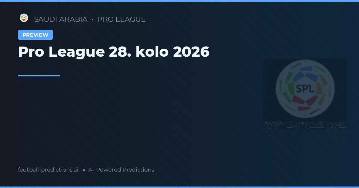 Pro League 28. kolo 2026