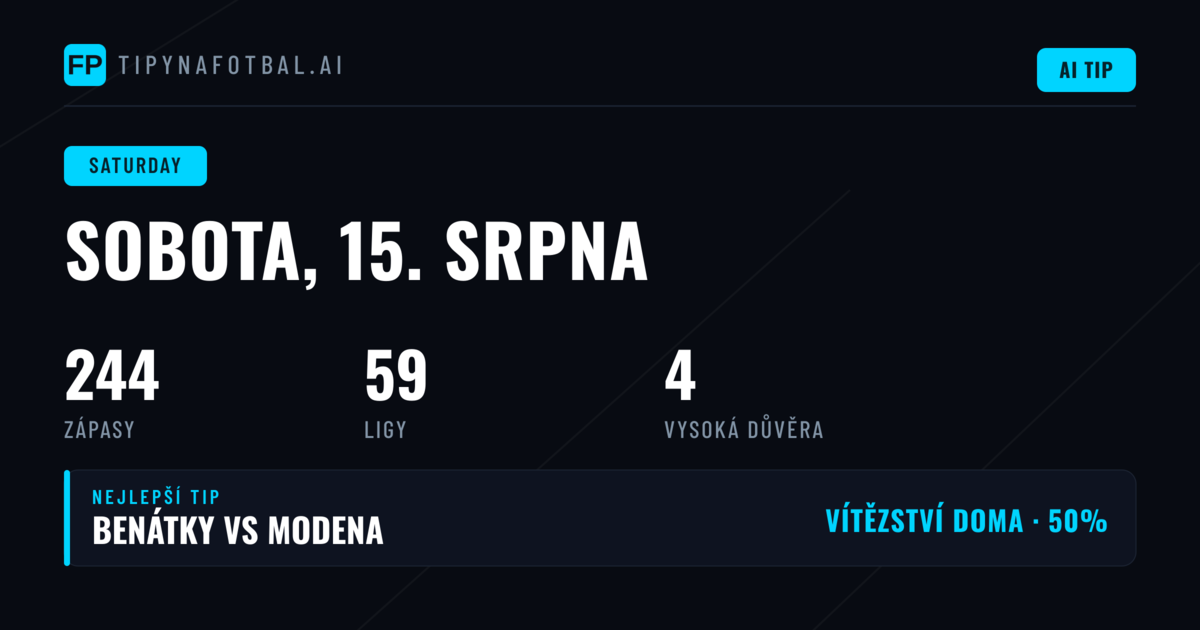 Sobotní fotbalový program: 244 zápasů v sedmi zemích