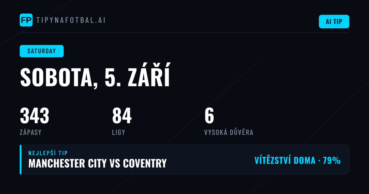 Sobotní program: Hlavní ligy a kurzy