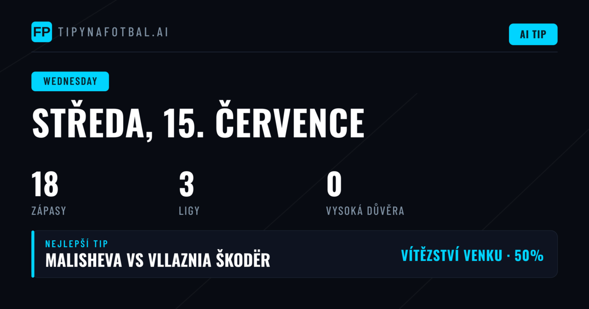 Analýza středečního programu napříč soutěžemi