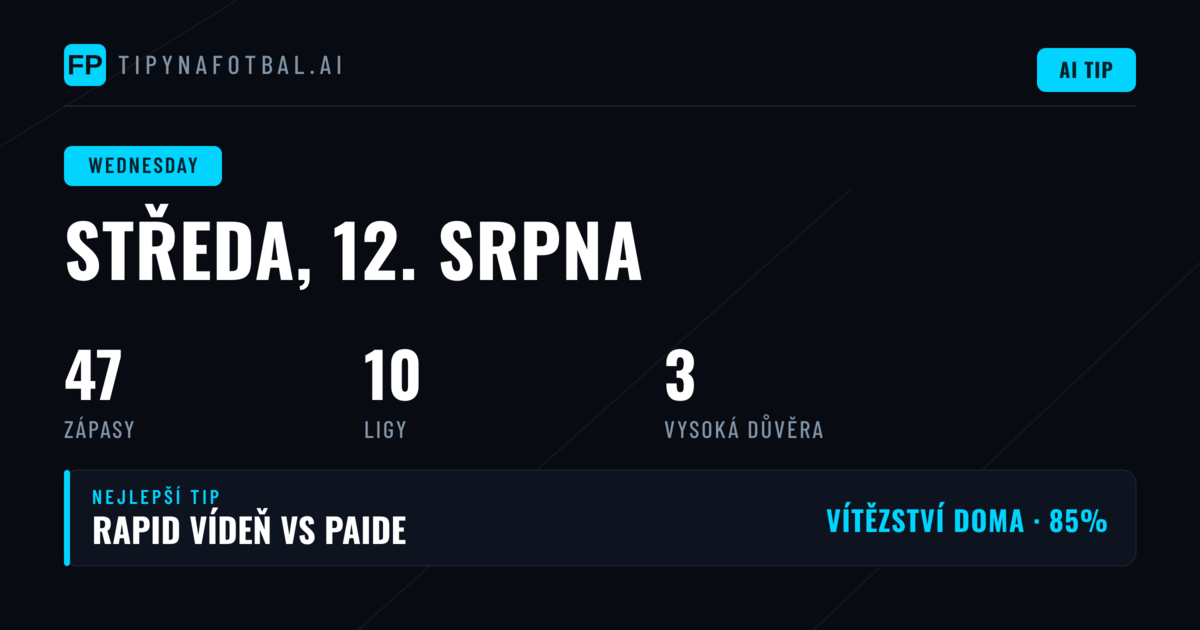Analýza středečního programu