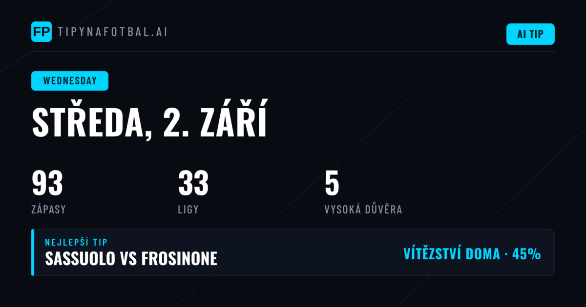 Středeční fotbalový program