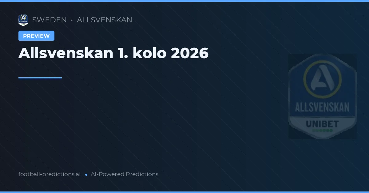 Allsvenskan 1. kolo 2026