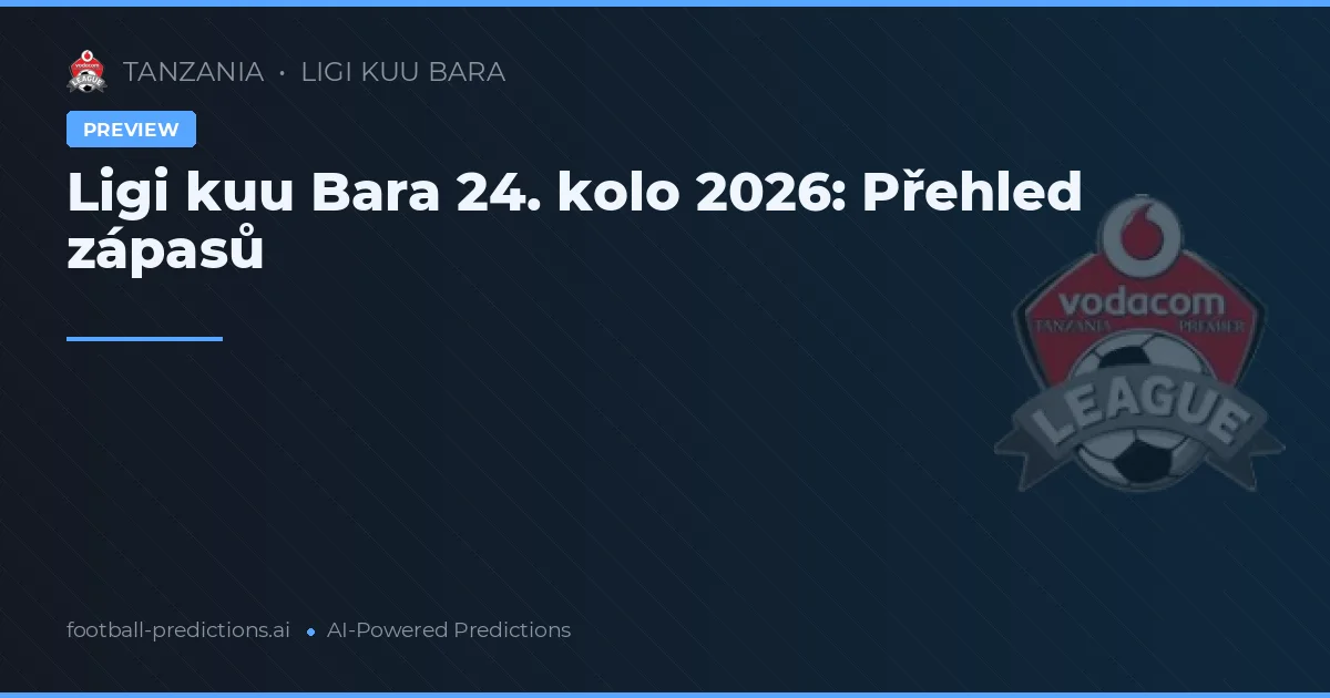 Ligi kuu Bara 24. kolo 2026: Přehled zápasů