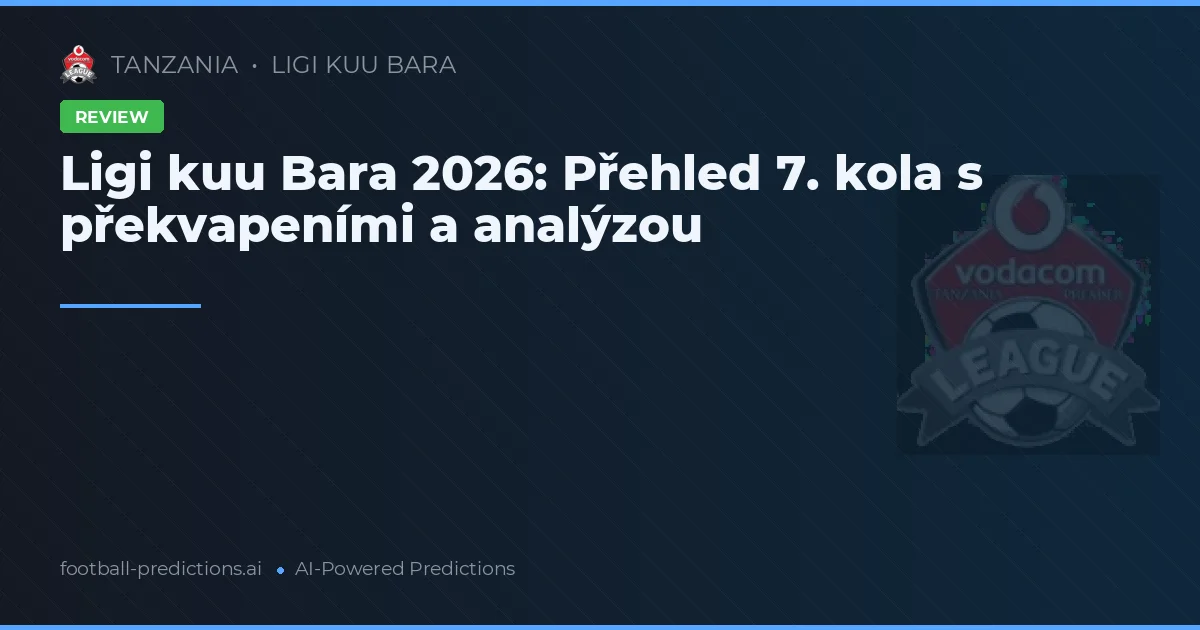 Ligi kuu Bara 2026: Přehled 7. kola s překvapeními a analýzou