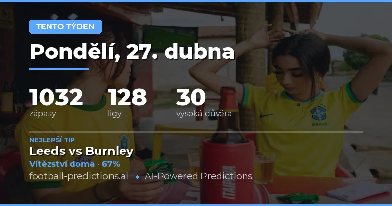 Přehled statistik pro tento fotbalový týden