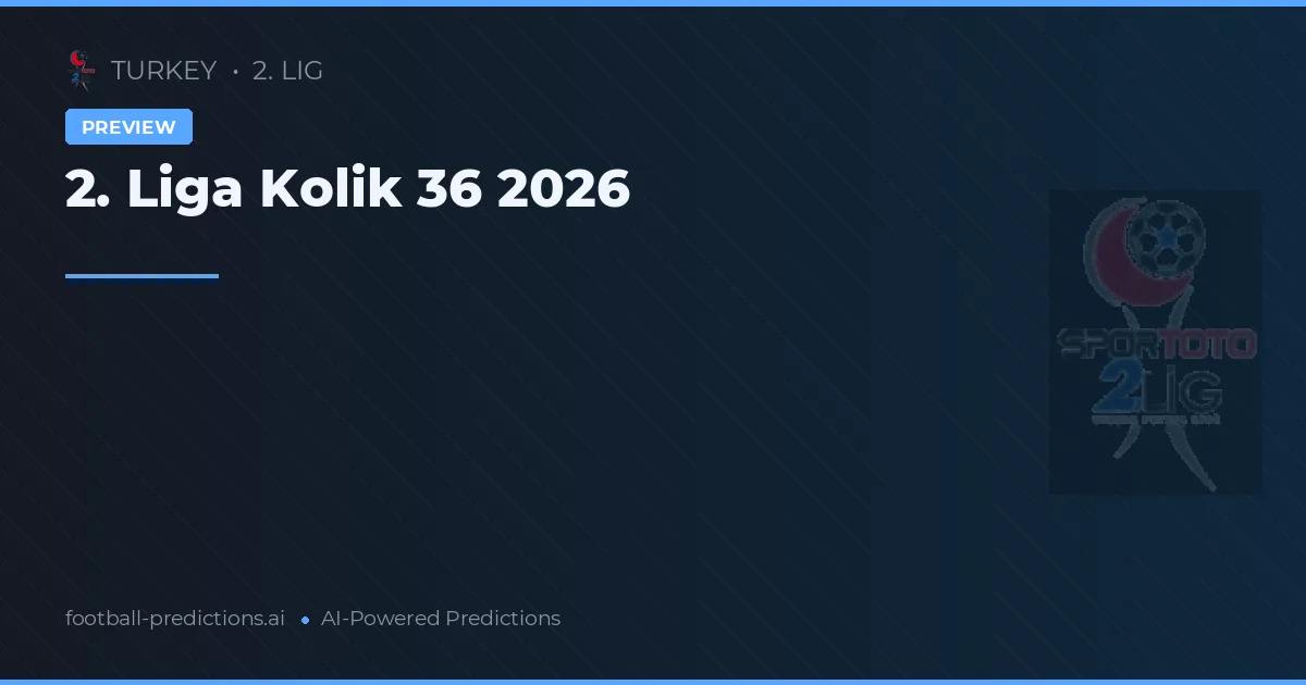 2. Liga Kolik 36 2026