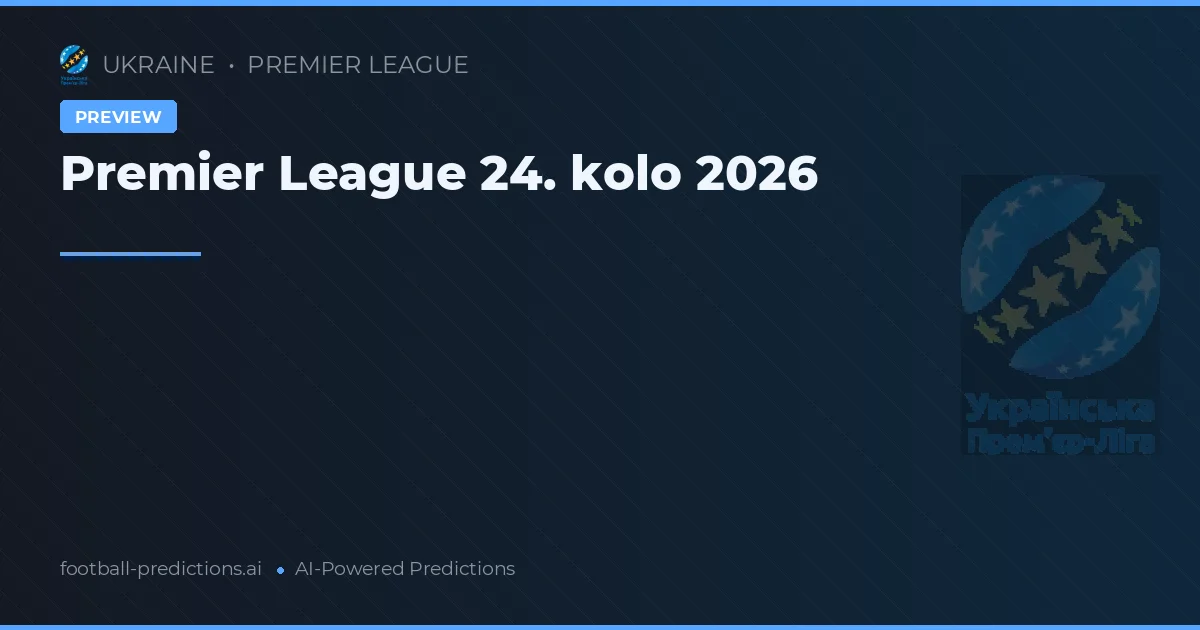 Premier League 24. kolo 2026