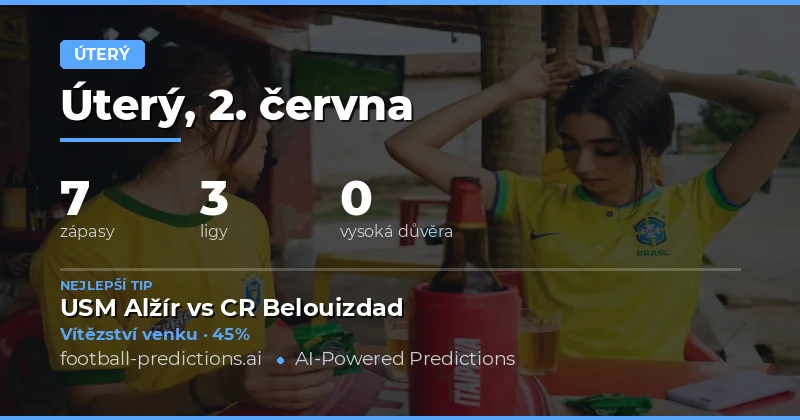 Předpověď výsledků pro úterý 2. června 2026
