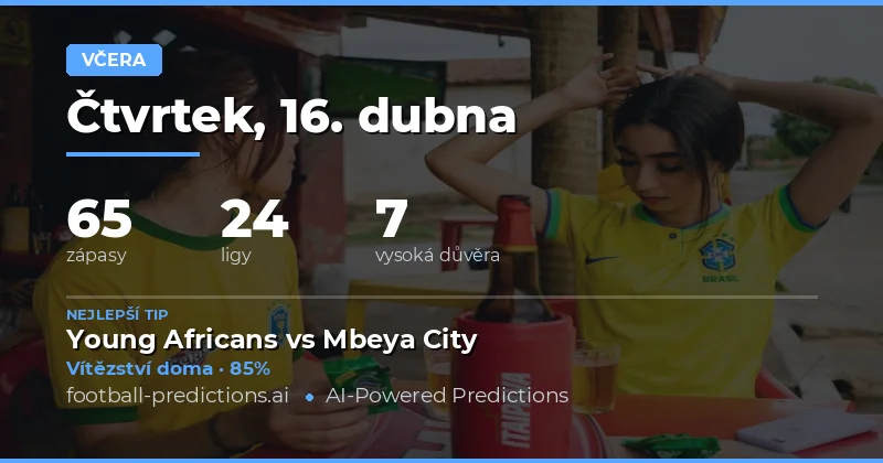 Přehled výsledků z 16. dubna 2026