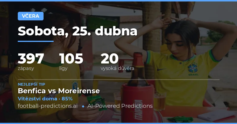 Přehled predikcí: Statistiky mluví samy za sebe