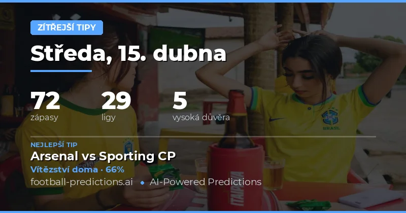 Přehled příštího dne fotbalových zápasů