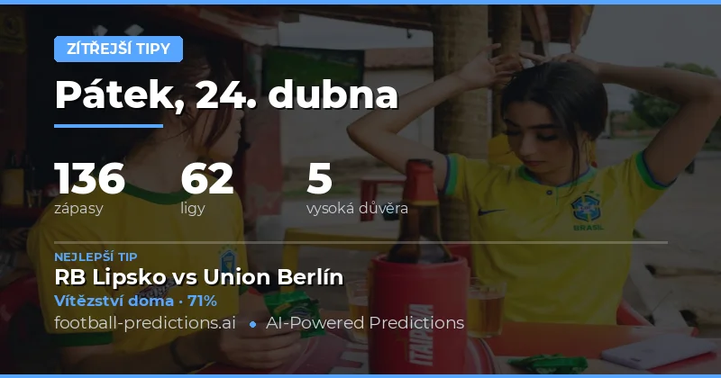 Přehled zápasů na 24. dubna 2026