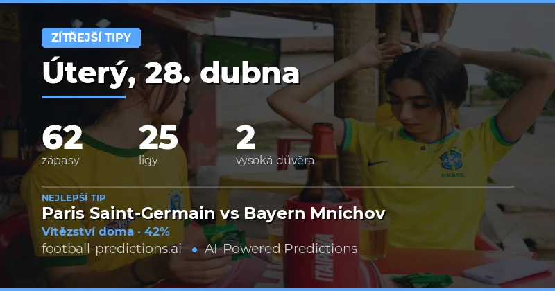 Klíčové statistiky pro zítřejší fotbalové souboje